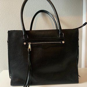 LIKE NEW- Rebecca Minkoff Black Leather Shoulder Bag